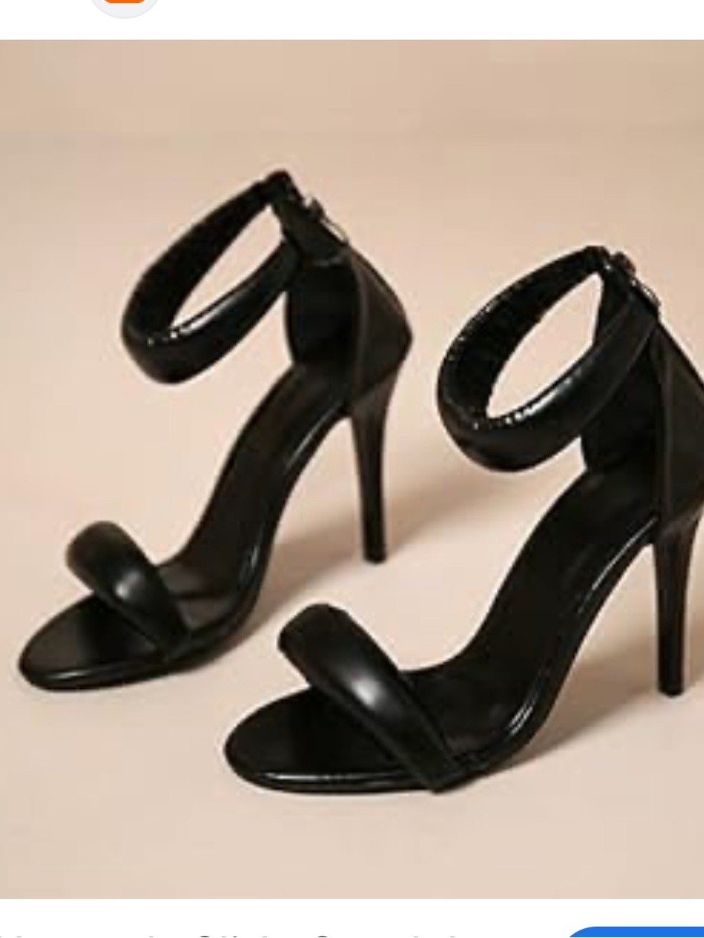 AKIRA AZALEA WANG Black Ankle-Strap Stiletto Sandals size 10